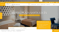Desktop Screenshot of hotelplazasantalucia.com